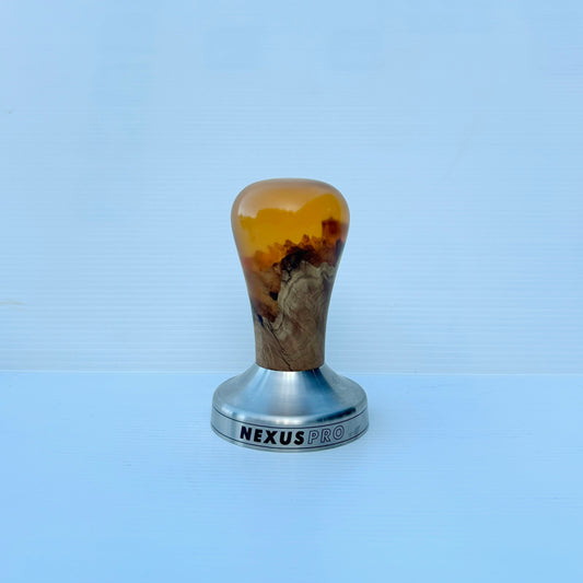 Wood Turned Resin Tamp - Various Colours